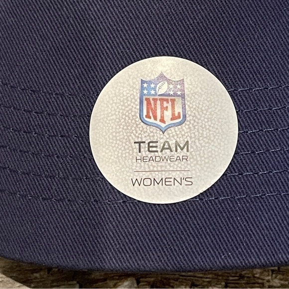 Tennessee‎ Titans Hat NFL Team Navy Silver Sequins Logo Adjustable Football NEW - Picture 4 of 13